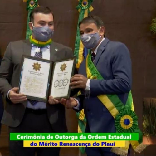 Richard Torsiano recebe a mais alta comenda do estado do Piauí
