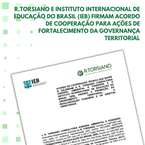 R.TORSIANO e Instituto Internacional de Educação do Brasil (IEB) firmam acordo de cooperação